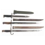 WWII US ARMY M1 & JAPANESE TYPE 30 BAYONETS