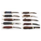 WWII US ARMY & CIVILIAN FOLDING POCKET KNIVES