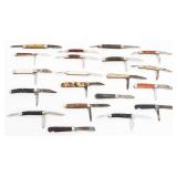 FOLDING POCKET KNIVES - COLONIAL, SCHRADE, & MORE