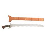 SOUTHEAST ASIAN KRIS SWORD WITH SCABBARD