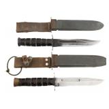WWII US NAVY MkII FIGHTING KNIVES by CAMILLUS