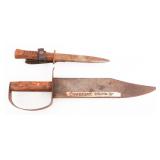 MODERN COPIES CIVIL WAR BOWIE & GERMAN BOOT KNIVES