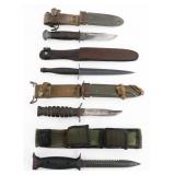 WWII - CURRENT USN MkI, FIGHTING & SURVIVAL KNIVES