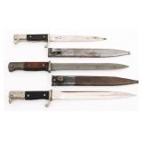 WWII GERMAN K98 COMBAT & DRESS BAYONETS