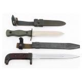 COLD WAR GERMAN ARMY FIGHTING KNIFE & AK47 BAYONET