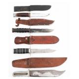 WWII - COLD WAR US Mk I, Mk II & THEATER KNIVES