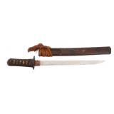 KAMAKURA ERA JAPANESE TANTO by KUNINAGA
