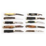 FOLDING POCKET KNIVES - REMINGTON, HENCKELS, CASE