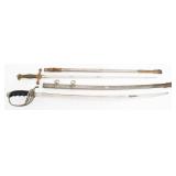 US ARMY MODEL 1902 OFFICER & MILITARY CADET SWORDS