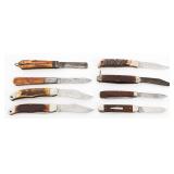 FOLDING POCKET KNIVES - SCHRADE, REMINGTON, KASTOR