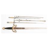 US & WORLD FRATERNAL, MILITIA & SPANISH SWORDS
