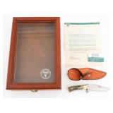 BUCK 400 CHUCK BUCK SIGNATURE STAG HUNTING KNIFE