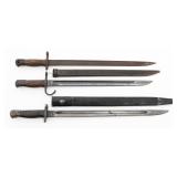 IMPERIAL JAPANESE TYPE 30 & BRITISH P1907 BAYONETS