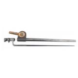 US ARMY M1873 SPRINGFIELD RIFLE SOCKET BAYONET