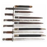 ITALIAN, SPANISH M1913, M1941 & MAUSER BAYONETS