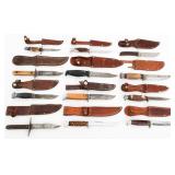 STAG HORN HUNTING KNIVES
