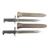WWII US ARMY M1 BAYONETS by UTICA CUTLERY & AFH