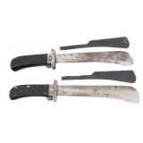 WWII USAAF AIRMAN SURVIVAL FOLDING MACHETES