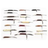 FOLDING POCKET KNIVES - BUCK, SCHRADE, IMPERIAL