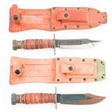 COLD WAR USAF JET PILOT SURVIVAL KNIVES - CAMILLUS