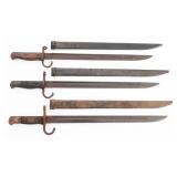 WWII IMPERIAL JAPANESE LATE WAR & TYPE 30 BAYONETS