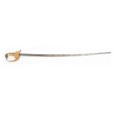 IMPERIAL GERMAN NAVY OFFICER LION HEAD SWORD
