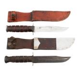 WWII USMC MkII FIGHTING KNIVES by KA-BAR