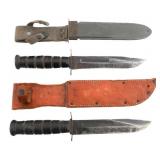 WWII US NAVY MkII FIGHTING KNIVES by CAMILLUS