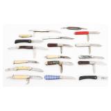 FOLDING POCKET KNIVES - SCHRADE, CASE XX, IMPERIAL