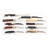 FOLDING POCKET KNIVES - BUCK, CASE XX, SCHRADE