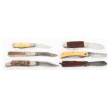 FOLDING POCKET KNIVES - CAMILLUS, COLONIAL, CASE