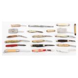 FOLDING POCKET KNIVES - COLONIAL, CASE XX, ZIPPO