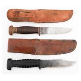 WWII USN MkI UTILITY KNIVES by COLONIAL & ROBESON