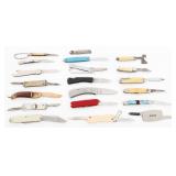 FOLDING POCKET KNIVES - UTICA, WESTERN, VICTORINOX