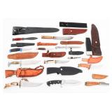 FIXED BLADE HUNTING KNIVES & SHEATHS BONANZA