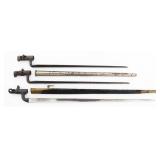 US M1873 & BRITISH P1895 SOCKET BAYONETS