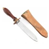EARLY 20th C. FRICTION DIVE KNIFE by A. SCHRADER