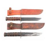 WWII USMC MkII FIGHTING KNIVES by KA-BAR