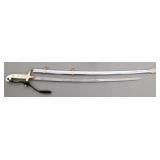 VIETNAM WAR USMC NAMED MAMELUKE DRESS SWORD