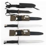COLD WAR USN MK3 MOD 0 & SWISS M1957 BAYONETS