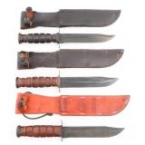 COLD WAR US & USMC MkII FIGHTING KNIVES by KA-BAR