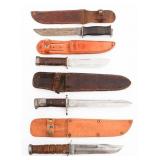 WWII - COLD WAR US ARMED FORCES Mk I & II KNIVES