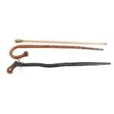 19th C. - COLD WAR US VETERAN & CIVILIAN CANES