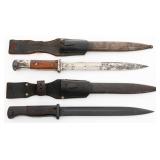 WWII GERMAN K98 COMBAT BAYONETS