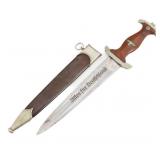 WWII GERMAN SA DRESS DAGGER by CARL SCHMIDT SOHN