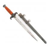 WWII GERMAN HEER M35 OFFICER DAGGER WITH SCABBARD
