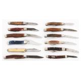 FOLDING POCKET KNIVES - BOKER, WINCHESTER, SCHRADE