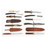 CIVILIAN FOLDING, FIXED BLADE, RAZOR PICNIC KNIVES