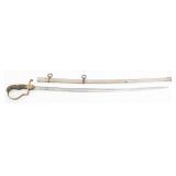 IMPERIAL GERMAN OFFICER LION HEAD SWORD