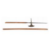 17th C. ENGLISH HALBERD